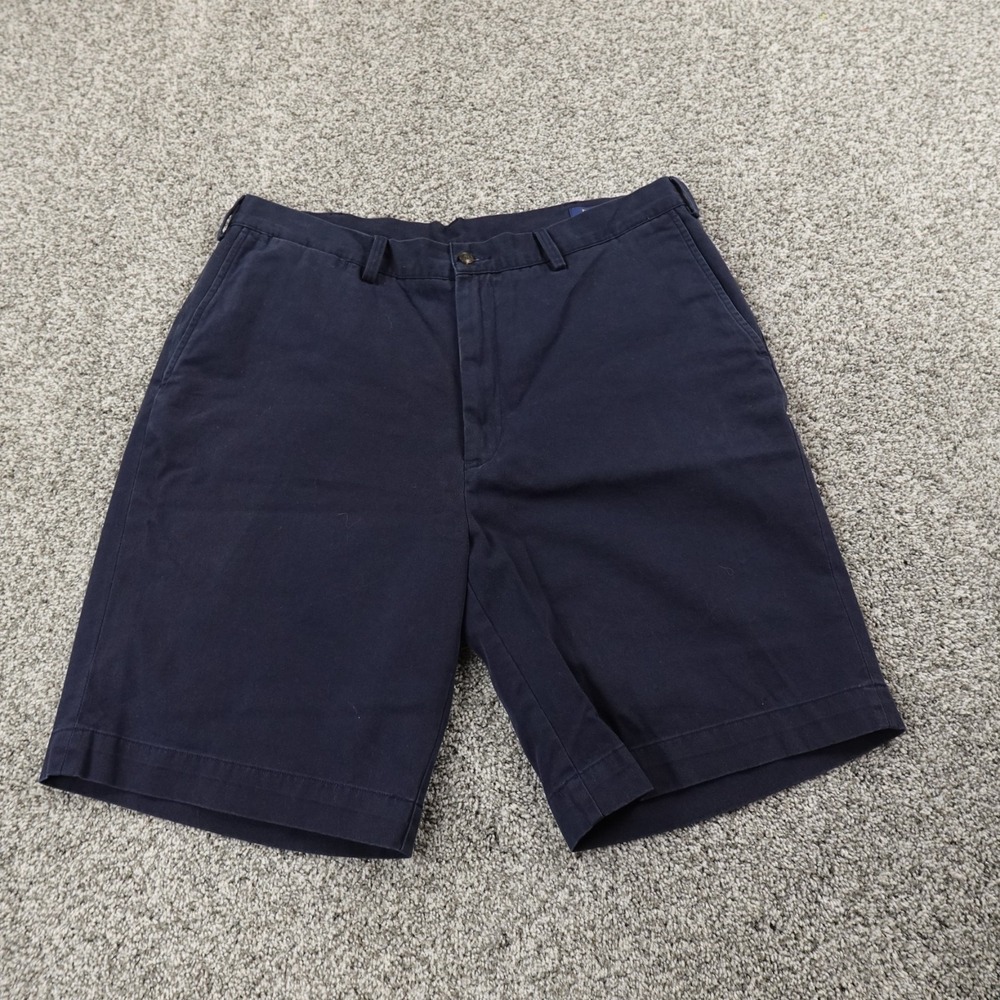 Polo Ralph Lauren Shorts Mens 38T Blue Chino Golf Preppy Flat Front Classic Fit‎